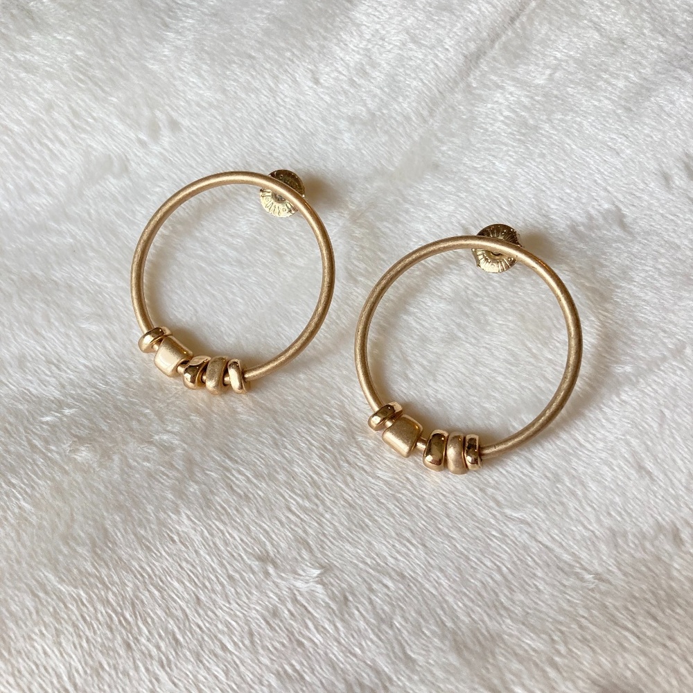 Gold Hoop Earrings